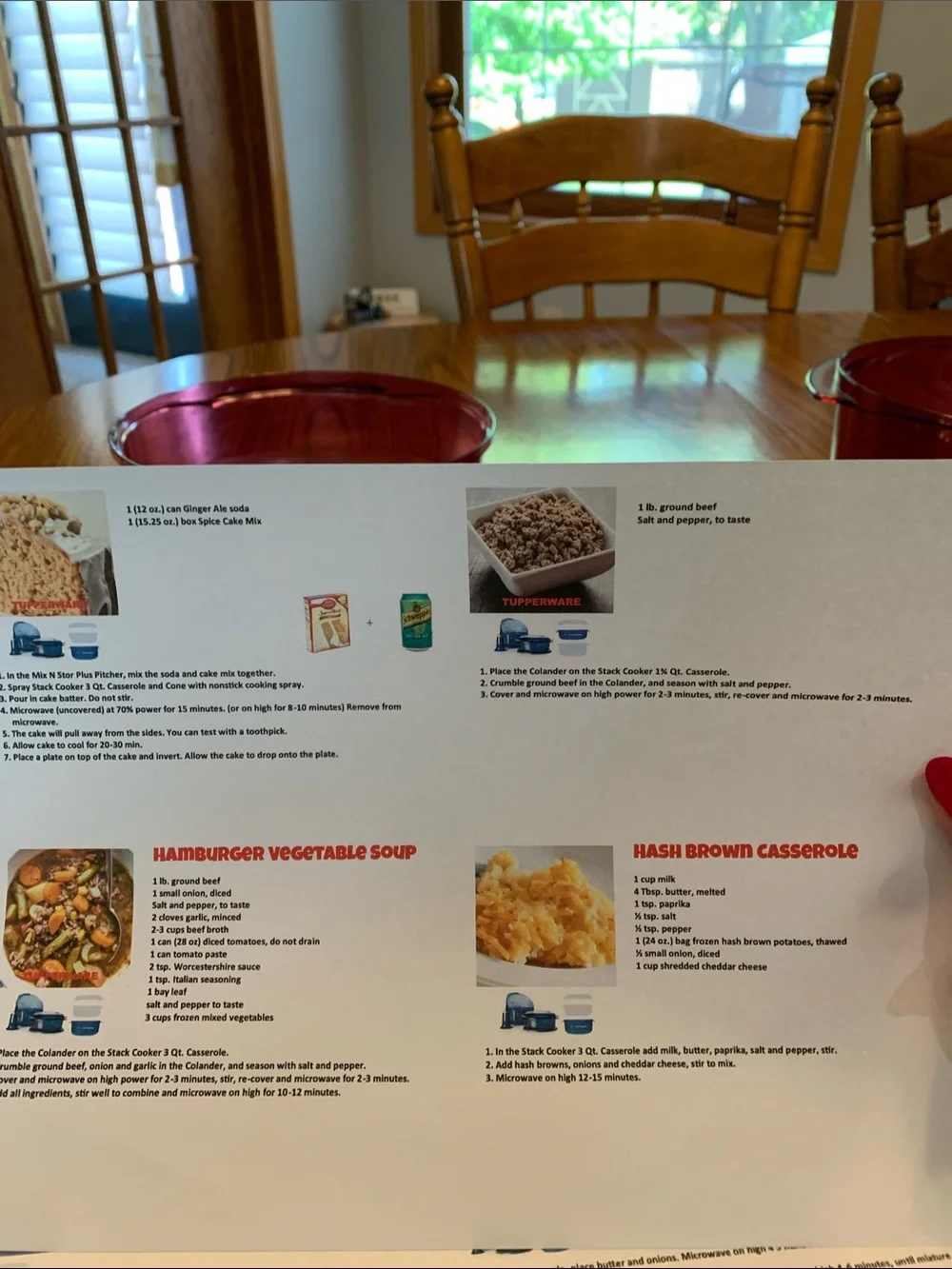 Tupperware Microwave Stack Cooker Set with Recipes - Picture 15 of 16